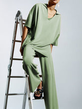 Load image into Gallery viewer, Fashion Casual Solid Color Lapel Two-piece Suit
