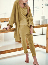 Load image into Gallery viewer, Pure Color Loose Tops Casual Women&#39;s Three-Piece Set
