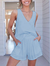 Load image into Gallery viewer, Daily Simple Casual Loose Short Sleeved Shirt Shorts Suit
