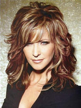 Load image into Gallery viewer, 12 Inches Layered Wavy Mixed Red Synthetic Hair Capless Wigs
