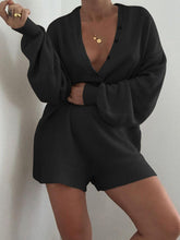 Load image into Gallery viewer, Casual Solid Color Long-sleeved V-neck Jumpsuit

