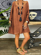 Load image into Gallery viewer, Fashion Skull Print Long Sleeve Dress

