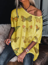 Load image into Gallery viewer, Printed Loose Short Sleeve T-Shirt
