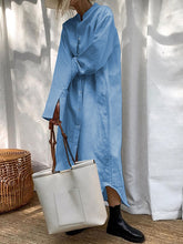 Load image into Gallery viewer, Fashion Simple Casual Loose Maxi Dress
