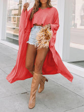 Load image into Gallery viewer, Simple Casual Loose Round Neck Irregular Top
