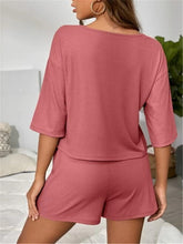 Load image into Gallery viewer, V-neck Clear Color Loose Suit
