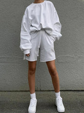 Load image into Gallery viewer, Casual Loose Solid Color Long Sleeve Two-piece Suit
