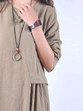 Load image into Gallery viewer, Casual Solid Color Fashion Wild Dress

