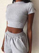 Load image into Gallery viewer, Fashion Casual Solid Color Sexy Two-piece Suit
