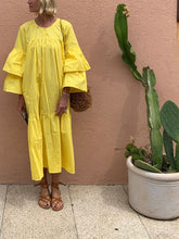 Load image into Gallery viewer, Solid-Colored Round-Necked Trouser Dress
