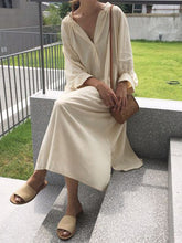 Load image into Gallery viewer, Casual Fashion Solid Color Shirt Dress
