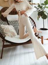 Load image into Gallery viewer, Round Neck Long Sleeve Loose Suit
