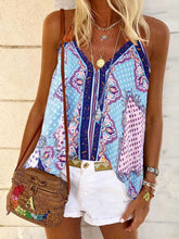 Load image into Gallery viewer, Vintage Bohemian Casual Loose Leopard Print Strap Top
