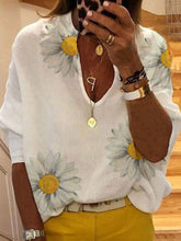 Load image into Gallery viewer, Casual Cotton-Blend Shirts &amp; Tops
