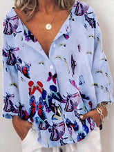 Load image into Gallery viewer, Printed Casual Loose Top
