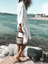 Load image into Gallery viewer, Simple Casual Loose V Neck Long-Sleeved Shirt
