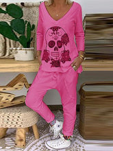 Load image into Gallery viewer, Casual Loose Long Sleeve Top Pants Suit
