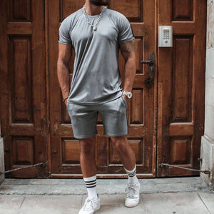 Fashion Sports Fitness Casual Suit Men