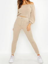 Load image into Gallery viewer, Solid Color Loose Long Sleeve Suit
