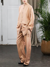 Load image into Gallery viewer, Round Neck Shirt Trousers Loose Suit

