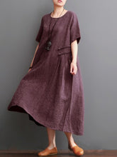Load image into Gallery viewer, Casual Solid Color Fashion Loose Dress
