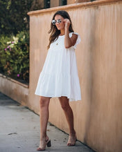 Load image into Gallery viewer, Romantic Sweet Simple Casual Loose Mini Dress
