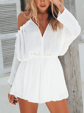 Load image into Gallery viewer, Sexy Elegant V-Neck Long Sleeve Top and Shorts Set
