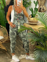 Load image into Gallery viewer, Casual Retro Camouflage Jumpsuit
