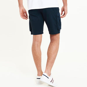 Men's Solid Color Casual Cargo Shorts