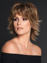 Load image into Gallery viewer, Brown Curled Outward Short Synthetic Wigs
