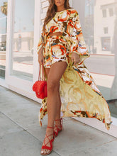 Load image into Gallery viewer, Bohemian loose casual tops shorts floral suit
