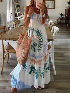 Casual Fashion Vest Maxi Dress for Vacation