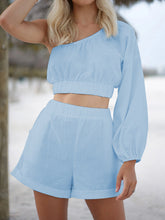 Load image into Gallery viewer, Casual Loose Solid Color Shoulder Long Sleeve Suit
