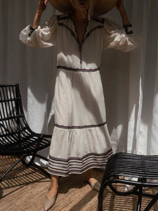 Fashionable Bohemian Casual Maxi Dress