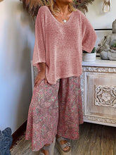 Load image into Gallery viewer, Casual Ethnic Style V-neck Suit
