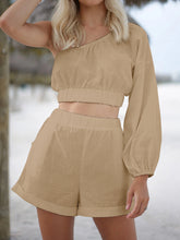 Load image into Gallery viewer, Casual Loose Solid Color Shoulder Long Sleeve Suit
