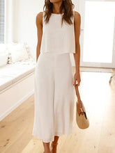 Load image into Gallery viewer, Fashion Elegant Loose Top Pants Suit
