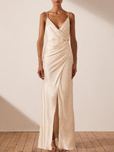 Load image into Gallery viewer, Deep V Sling Waist Evening Dress
