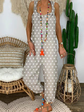 Load image into Gallery viewer, Bohemia Loose Sling Backless Star Print Casual Jumpsuit
