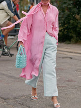 Load image into Gallery viewer, Casual Loose Solid Color Button Two-piece Suit
