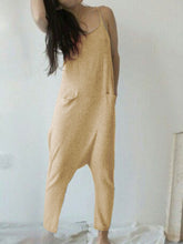 Load image into Gallery viewer, Cotton and Linen Comfortable Women&#39;s Jumpsuit for Summer

