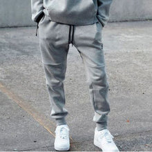 Load image into Gallery viewer, Men&#39;S Round Neck Solid Color Sports Suit
