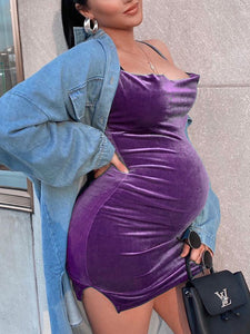 Sexy Sleeveless Sleeveless Maternity Dress