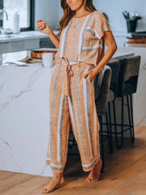 Load image into Gallery viewer, Casual Loose Fashion Comfortable Soft Stripe Suit
